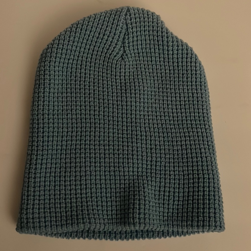 BDG light blue knit beanie.